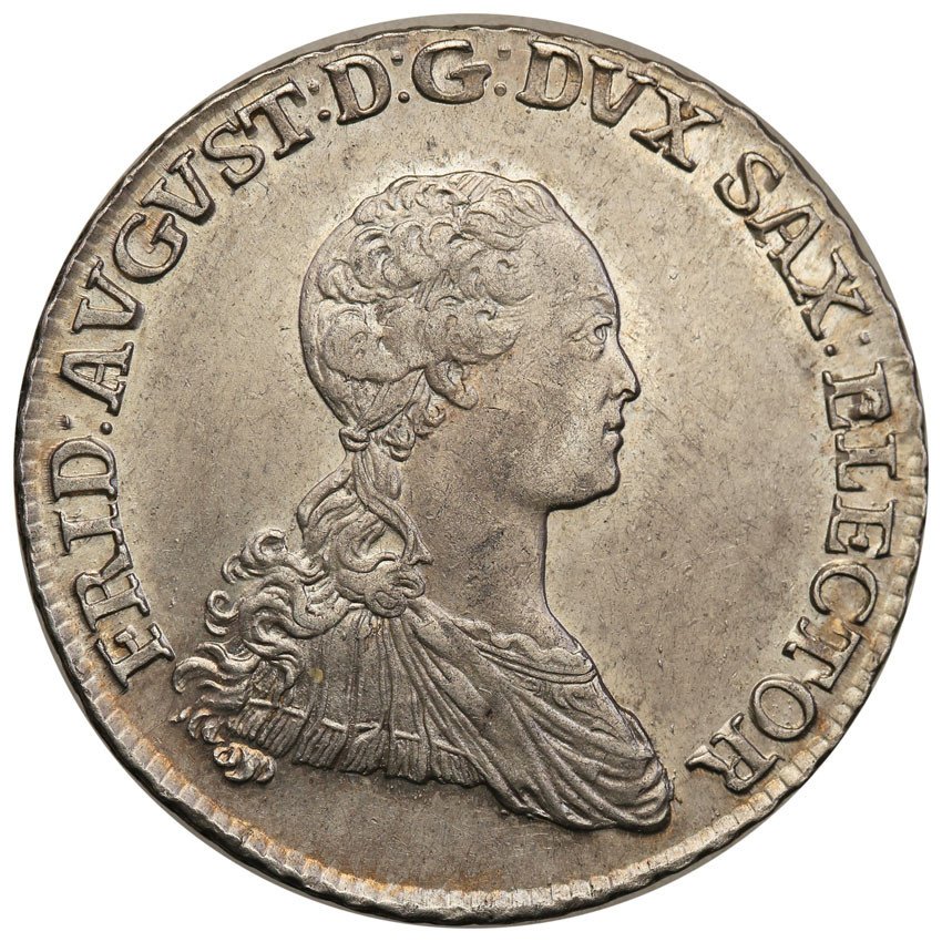 Niemcy, Saksonia. Gulden (2/3 Talara) 1765, Fryderyk August III, Drezno